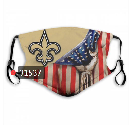 NFL 2020 New Orleans Saints #49 Dust mask with filter